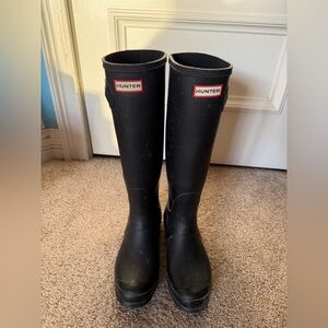 Hunter Black Waterproof Footwear